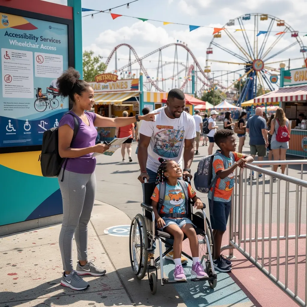 Rodzina uczestnicząca w warsztatach lokalnych tradycji.